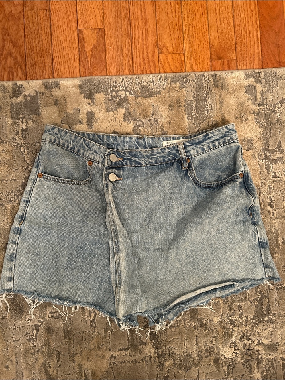 Blank NYC Light Blue Denim Cutoff Shorts